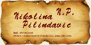 Nikolina Pilindavić vizit kartica